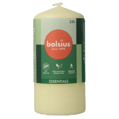 Bolsius Stompkaars 120/58 soft pearl 1 Stuks