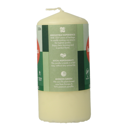 Bolsius Stompkaars 120/58 soft pearl 1 Stuks