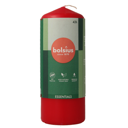 Bolsius Stompkaars 150/58 delicate red 1 Stuks