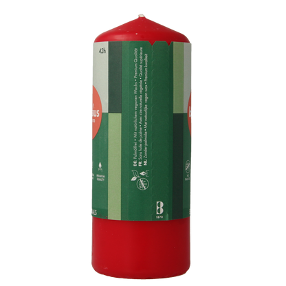 Bolsius Stompkaars 150/58 delicate red 1 Stuks