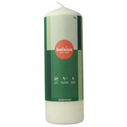 Bolsius Stompkaars 200/68 cloudy white 1 Stuks