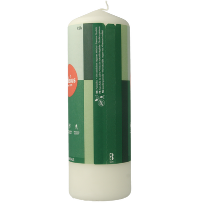 Bolsius Stompkaars 200/68 cloudy white 1 Stuks