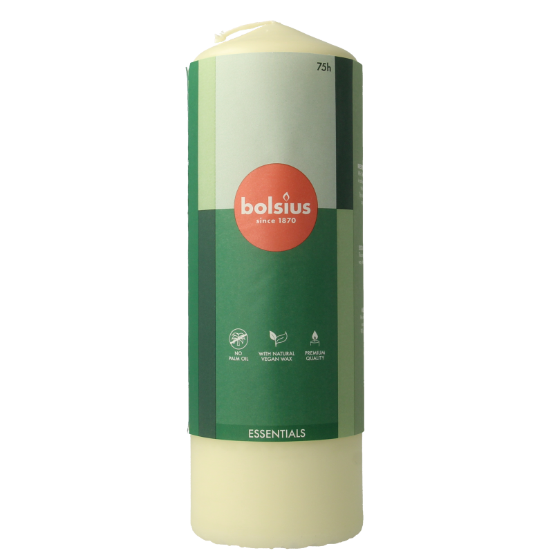 Bolsius Stompkaars 200/68 soft pearl 1 Stuks