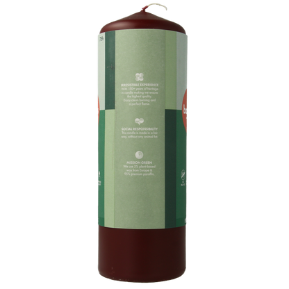 Bolsius Stompkaars 200/68 velvet red 1 Stuks