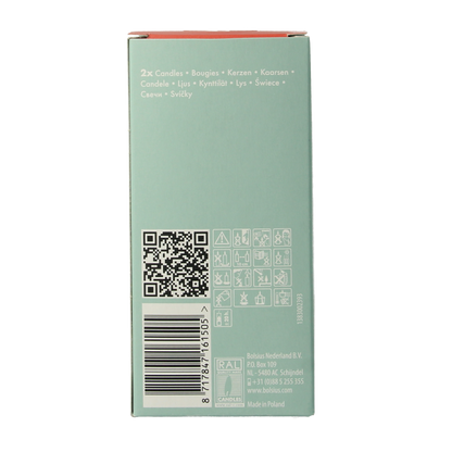 Bolsius Clean Light navulling geurloos 2 Stuks