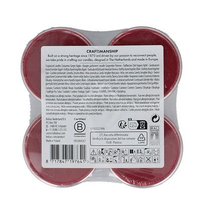Bolsius Maxlicht merry moments cinnamon ginger 8.00 Stuks