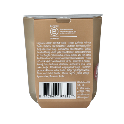 Bolsius Geurglas silent night hazelnut vanilla 1 Stuks