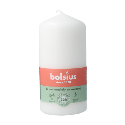 Bolsius Stompkaars 120-58 cloudy white 1.00 Stuks
