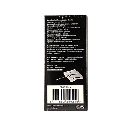 Christian Faye Eyebrow black 3 Gram