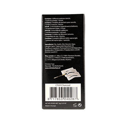 Christian Faye Eyebrow charcoal 3 Gram