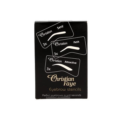Christian Faye Eyebrow stencil set SPA 1.00 Set