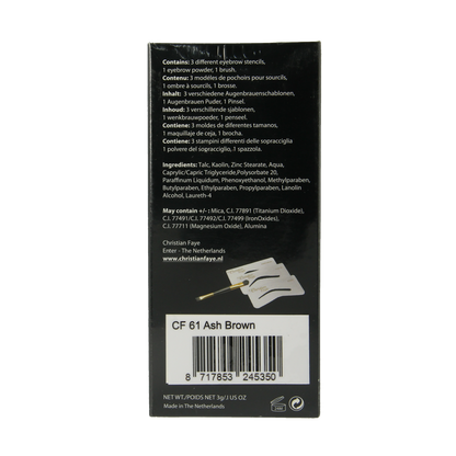 Christian Faye Eyebrow powder ash brown 3.00 Gram