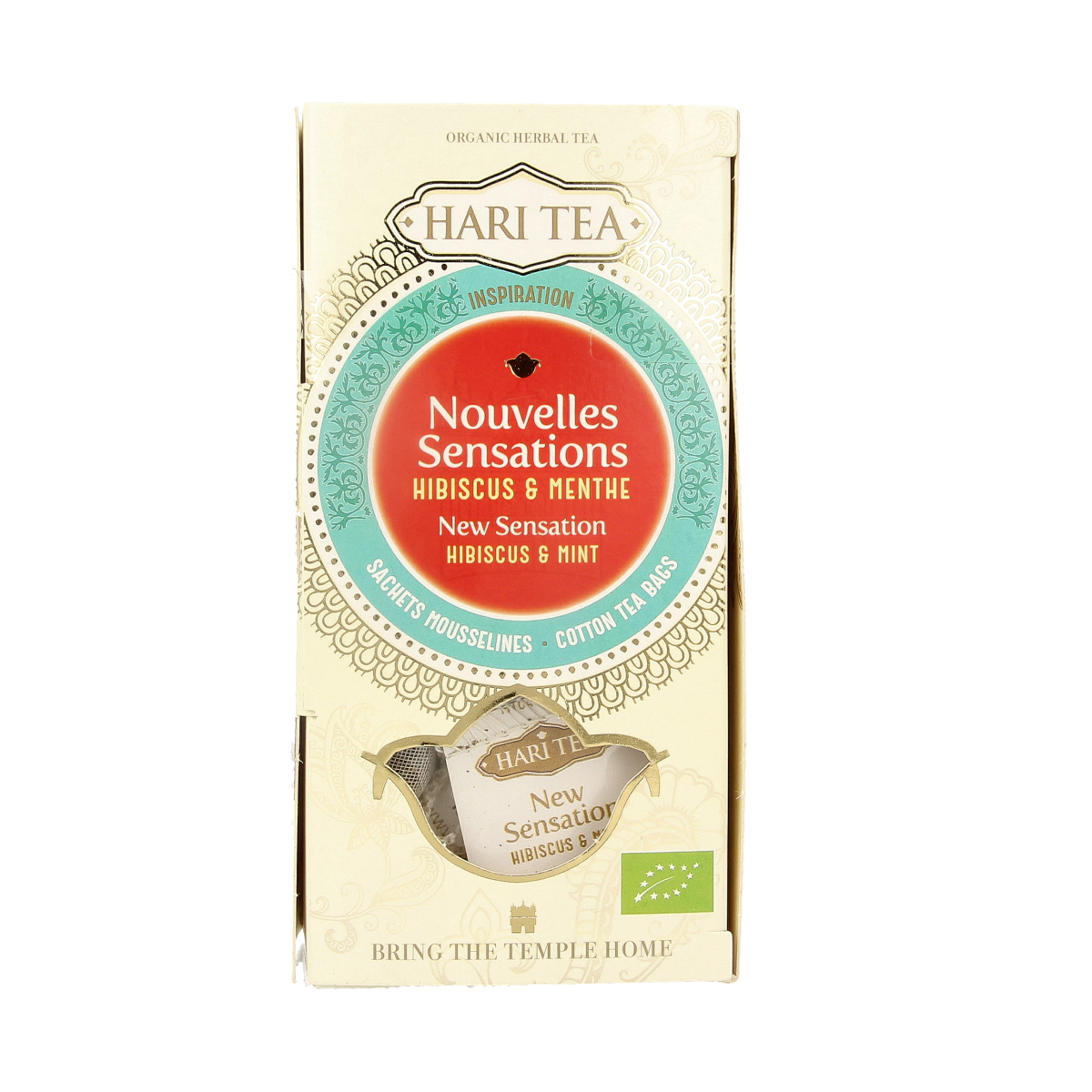 Hari Tea Hibiscus & mint new sensation bio 10.00 Stuks
