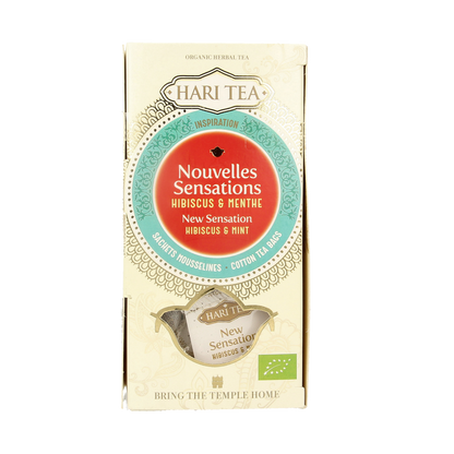 Hari Tea Hibiscus & mint new sensation bio 10.00 Stuks