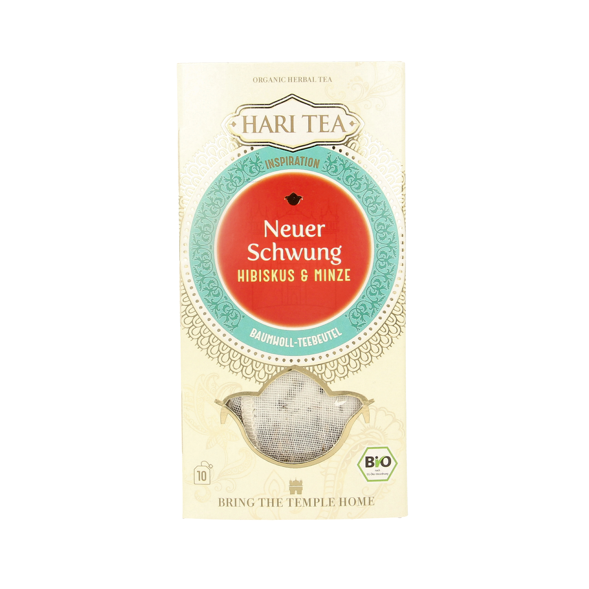 Hari Tea Hibiscus & mint new sensation bio 10.00 Stuks