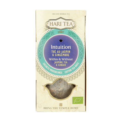Hari Tea Jasmine tea & ginger within & without bio 10 Stuks