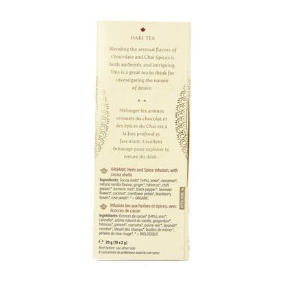 Hari Tea Choco chai mystery of desire bio 10 Stuks