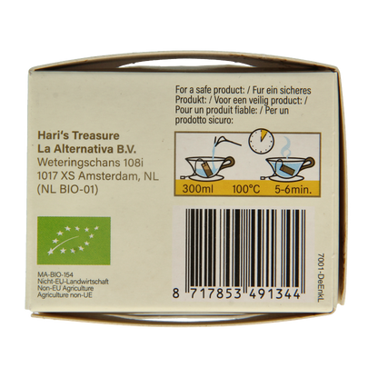 Hari Tea Ginger lemon & tumeric mindscape ginger bio 10 Stuks