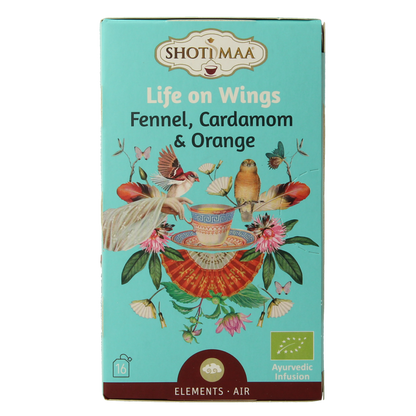 Shoti Maa Air life on wings bio 16.00 Zakjes