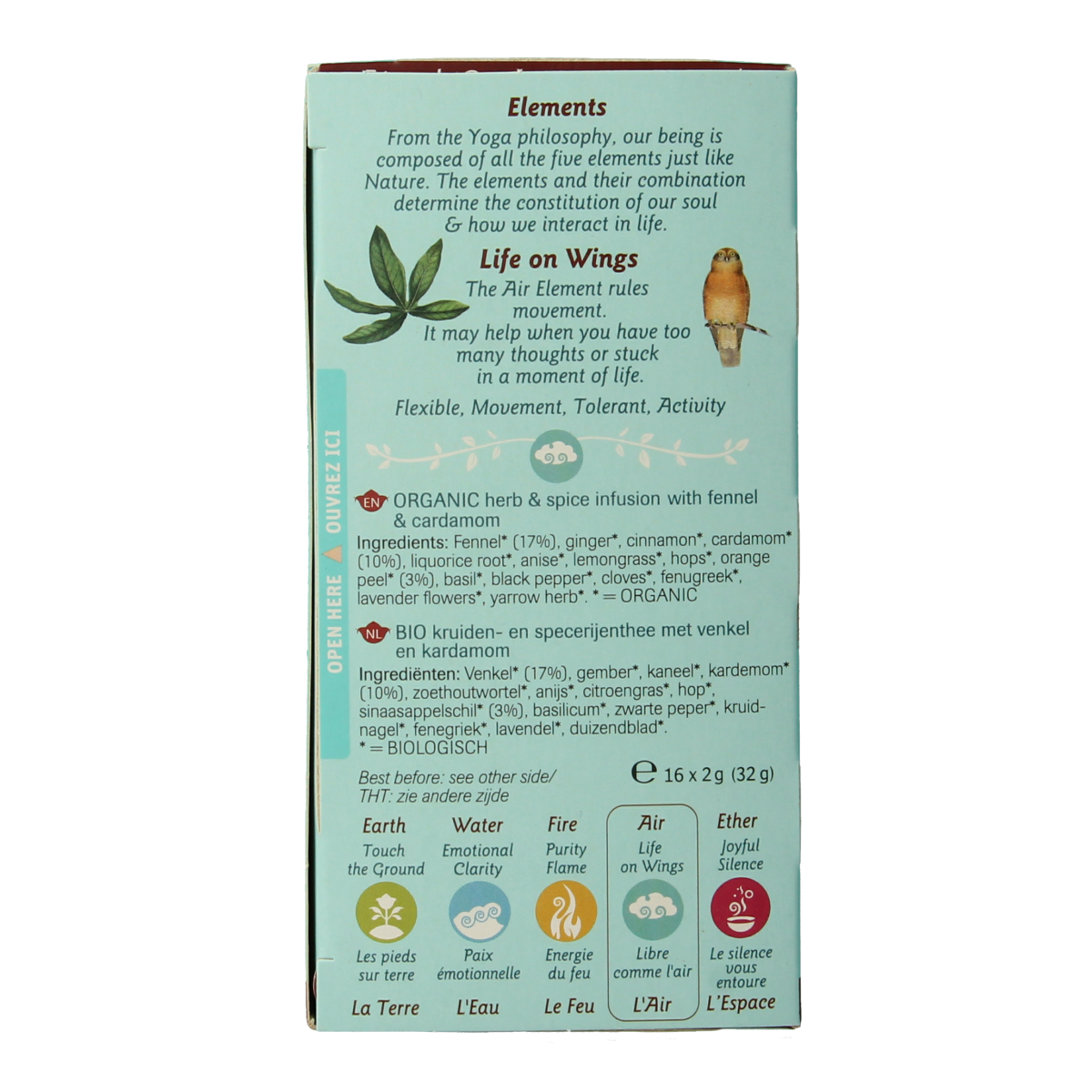 Shoti Maa Air life on wings bio 16.00 Zakjes
