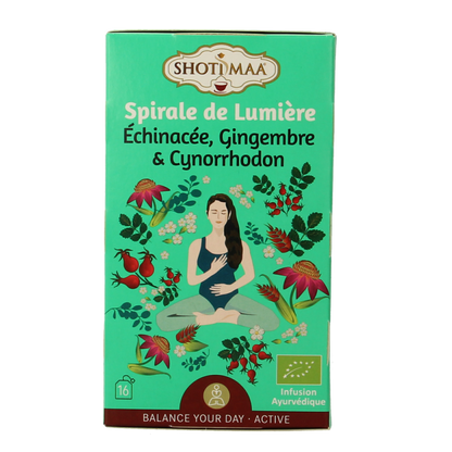 Shoti Maa Lifespring echinacea, ginger & rosehip bio 16 Zakjes