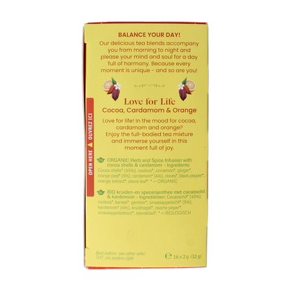 Shoti Maa Love for life cocoa, cardamom & orange bio 16.00 Zakjes