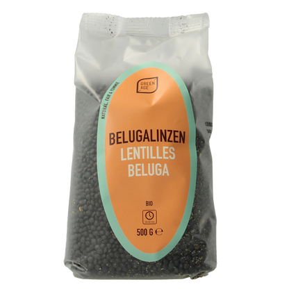 Greenage Beluga linzen bio 500 Gram
