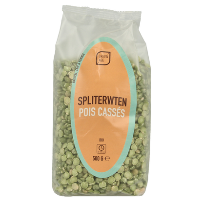 Greenage Spliterwten bio 500.00 Gram