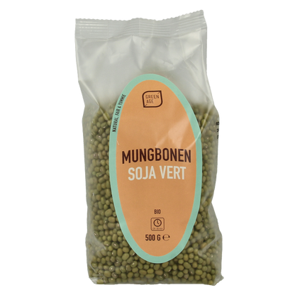 Greenage Mungbonen bio 500 Gram
