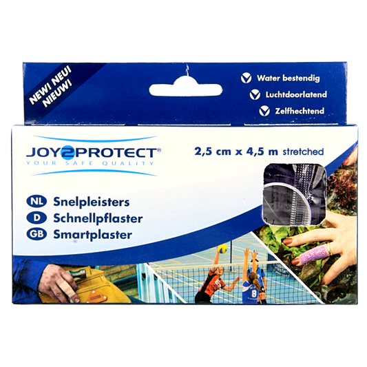 Joy2protect Snelpleisters lila 2.5cm x 4.5m 2 Rol