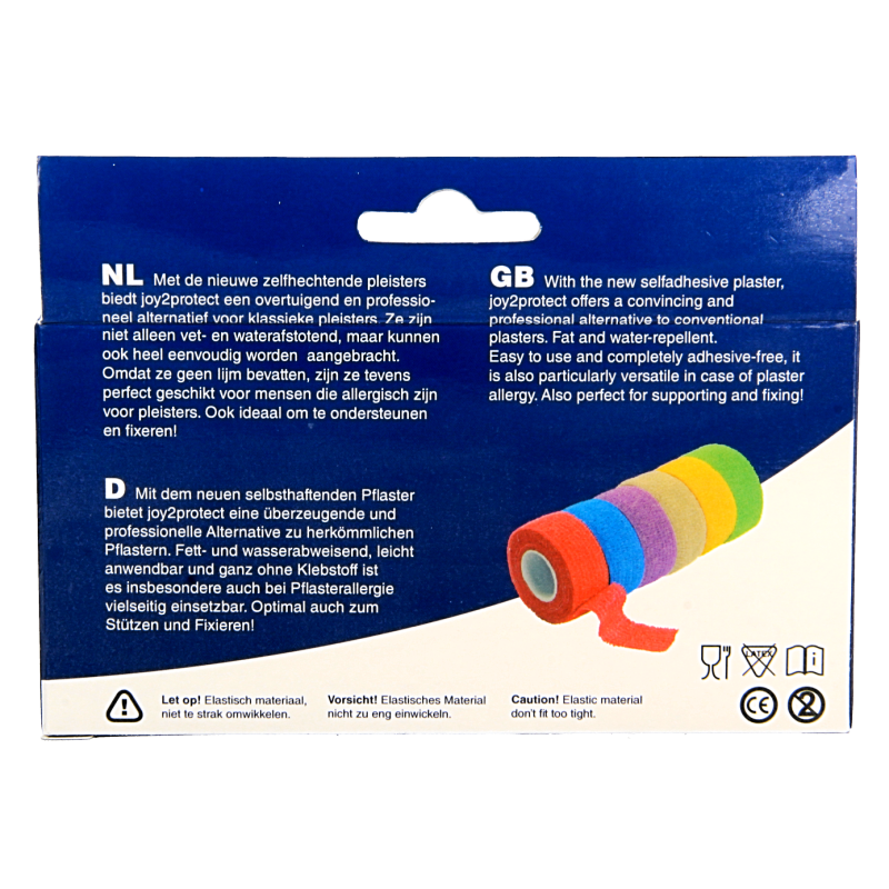 Joy2protect Snelpleisters lila 2.5cm x 4.5m 2 Rol
