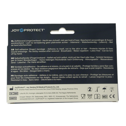 Joy2protect Wikkel snelpleister 2.5 cm x 4.5 m 2 Rol