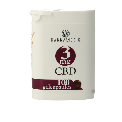 Cannamedic CBD Capsules  3mg 100 Capsules