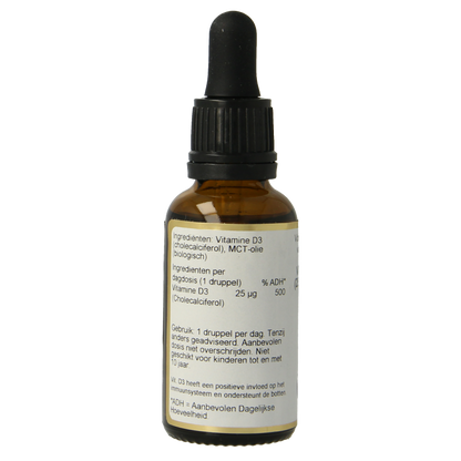 Vital Cell Life Vitamine D3 25mcg druppels 30 Milliliter
