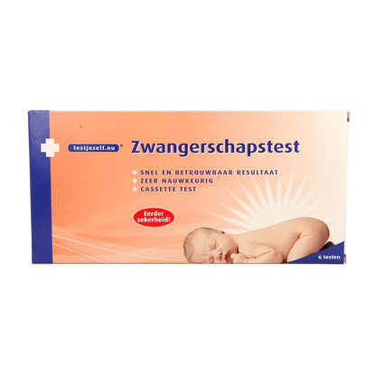 Testjezelf.nu Zwangerschapstest casette 6.00 Stuks