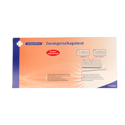 Testjezelf.nu Zwangerschapstest casette 6.00 Stuks