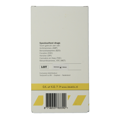 Testjezelf.nu Speeksel drugstest level x 1.00 Stuks