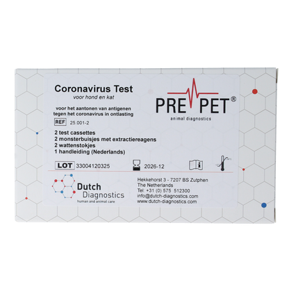 Testjezelf.nu Corona virus test kat/hond 2.00 Stuks
