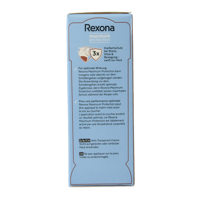 Rexona Deodorant stick woman max prot clean scent 45 Milliliter