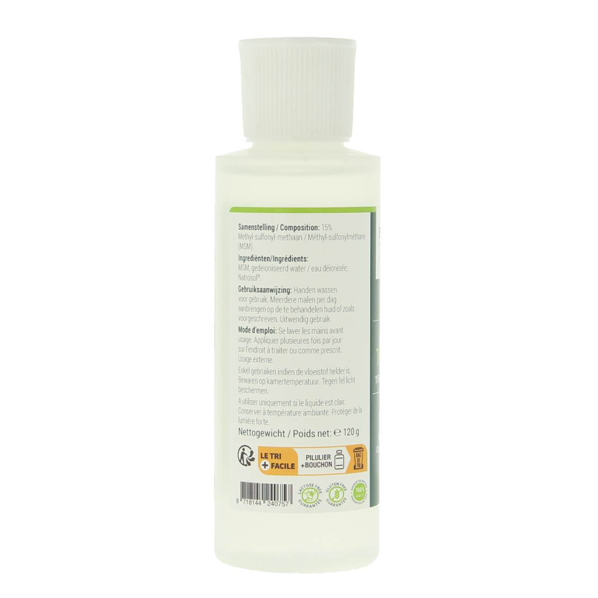 Energetica Nat MSM topical gel 120.00 Milliliter
