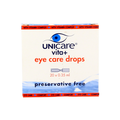 Unicare Vita+ eye care oogdruppels 0.35ml 20.00 Ampullen