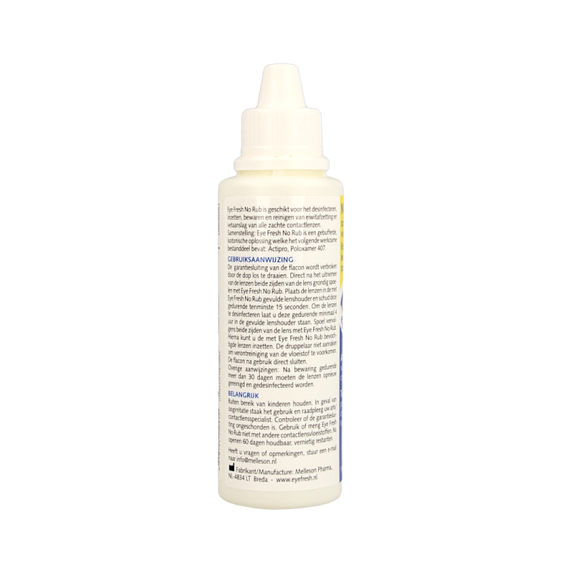 Eyefresh No rub alles-in-1 vloeistof zachte lenzen 100 Milliliter