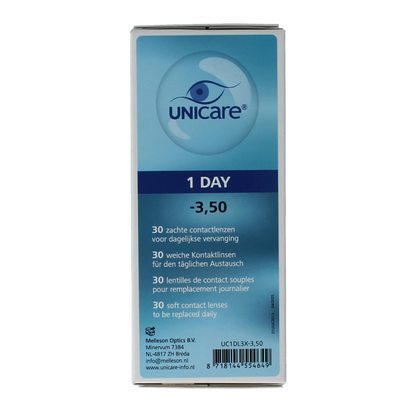Unicare Daglenzen -3.50 30 Stuks