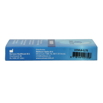Unicare Maandlenzen -3.75 6 Stuks