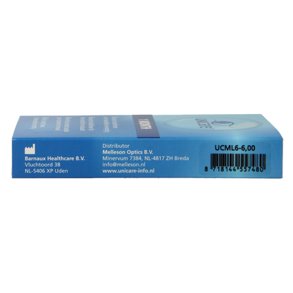 Unicare Maandlenzen -6.00 6 Stuks