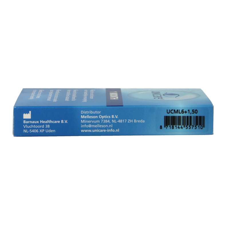 Unicare Maandlenzen +1.50 6 Stuks