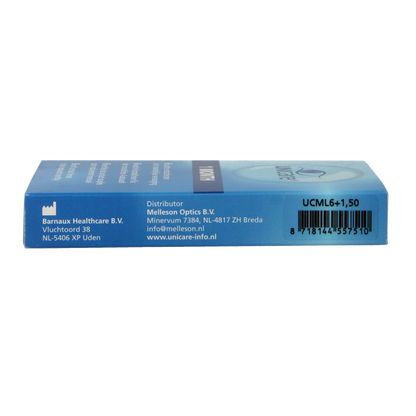 Unicare Maandlenzen +1.50 6 Stuks