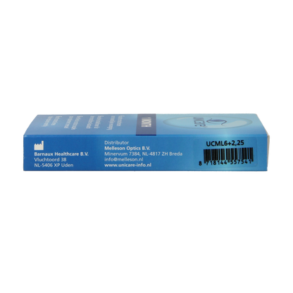 Unicare Maandlenzen +2.25 6 Stuks