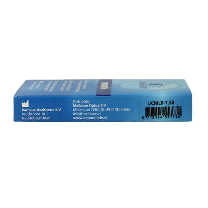 Unicare Maandlenzen -7.50 6 Stuks