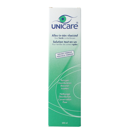 Unicare Alles-in-een vloeistof harde lenzen 200.00 Milliliter